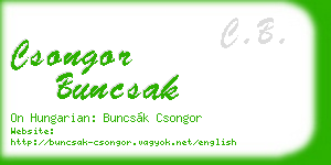 csongor buncsak business card