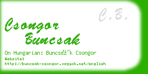 csongor buncsak business card